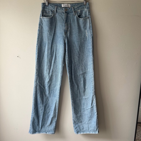 Just Black Denim Perfect Wide Leg - Size 27 - Picture 1 of 8